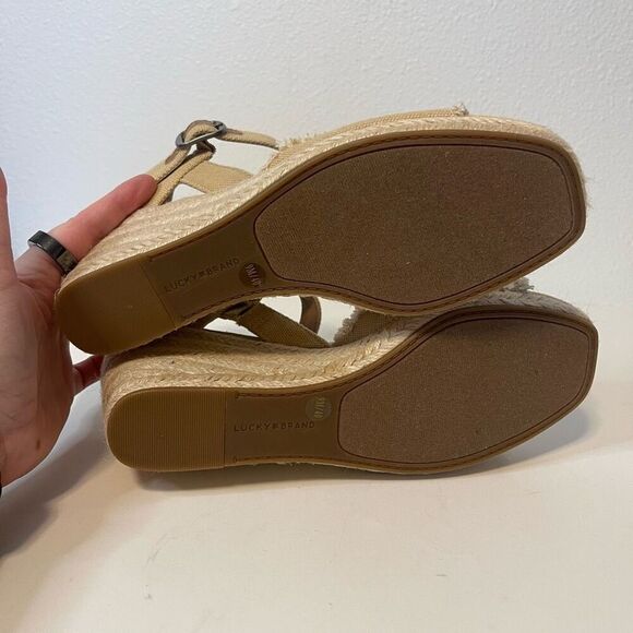 Lucky Brand Mindra Espadrille Sandal Size 9 - Picture 7 of 10